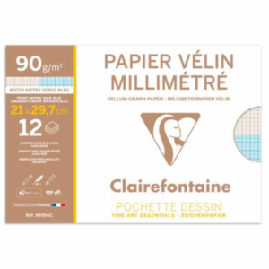 Pochette papier millimétré